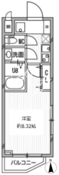 白金高輪レジデンス 312 間取り図