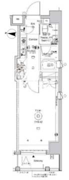 シーフォルム森下2 901 間取り図