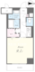 アルシェ新宿 402 間取り図