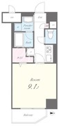 アルシェ新宿 1002 間取り図