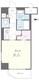 アルシェ新宿 703 間取り図