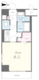 アルシェ新宿 803 間取り図