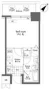 プライムアーバン初台 704 間取り図