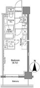 ザ・パークハビオ上野御徒町 704 間取り図