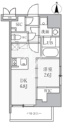 シーフォルム大井町2 802 間取り図