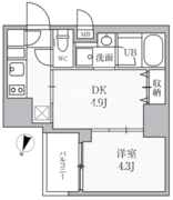 シーフォルム大井町2 903 間取り図