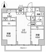 シーフォルム大井町2 1301 間取り図