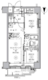 リルシア新御徒町 1201 間取り図