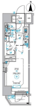 リルシア森下 601 間取り図