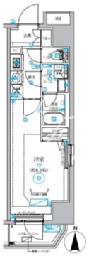 リルシア森下 202 間取り図