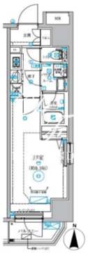 リルシア森下 302 間取り図