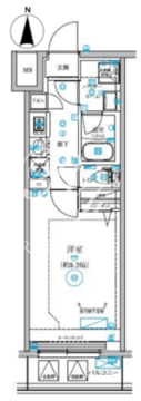 リルシア森下 802 間取り図