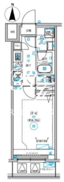 リルシア森下 403 間取り図