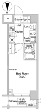 プラウドフラット森下3 501 間取り図