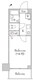 ＢｌｕＲｏｃｋ新宿河田町 204 間取り図