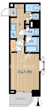 シティスパイア森下 307 間取り図