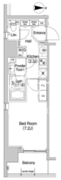 コンフォリア錦糸町 1102 間取り図