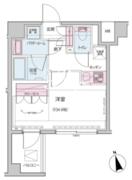 ザ・レジデンス神楽坂 2-705 間取り図