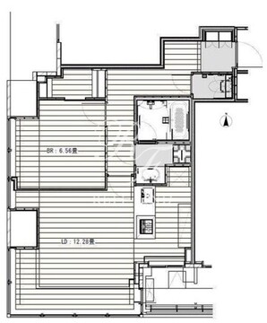 ホワイトタワー浜松町 404 間取り図