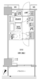 パークハビオ渋谷本町レジデンス 808 間取り図