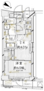 レガリス四谷 503 間取り図