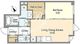 アンソレイエ下北沢 203 間取り図