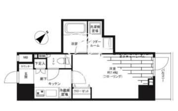 グランドコンシェルジュ麻布 302 間取り図