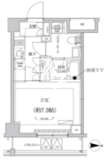 クリアルプレミア大島 413 間取り図