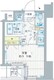 フォレシティ六本木 702 間取り図