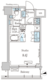 CORVAL大森 206 間取り図