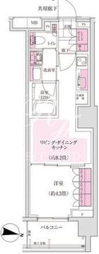 ディームス東陽町 109 間取り図