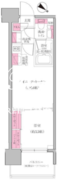 レジディア門前仲町プレイス 508 間取り図