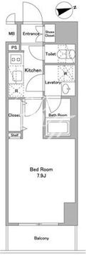 アスール北上野 1302 間取り図