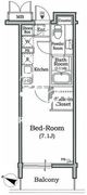 レジディア文京本駒込 304 間取り図