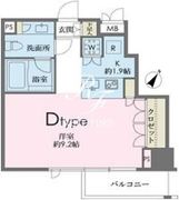 ドゥーエ南麻布 204 間取り図