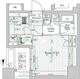 ブライズ住吉DUE 1104 間取り図