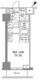 パークハビオ新橋 203 間取り図