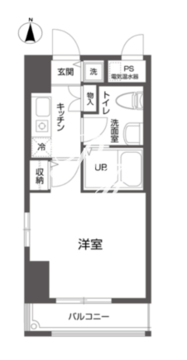 クローバーステイ秋葉原 301 間取り図