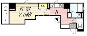 グランパセオ田端 D-201 間取り図