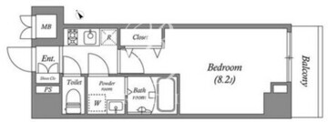 グランパセオ田端 D-403 間取り図