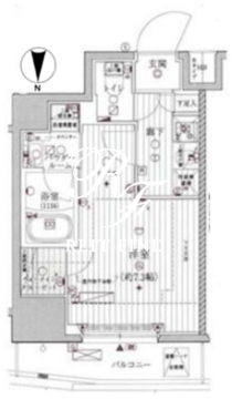 メインステージ浅草国際通り 702 間取り図