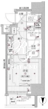 メインステージ浅草国際通り 1203 間取り図