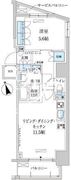 パークアクシス東上野 1201 間取り図