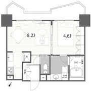 ラサンテ五反田 302 間取り図
