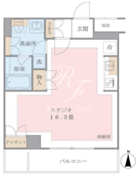 ブリリアイスト東雲キャナルコート 242 間取り図