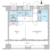 レジディア文京音羽2 409 間取り図
