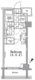 ワンルーフフラット月島 314 間取り図