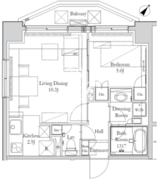 ハウス岩本町 1201 間取り図