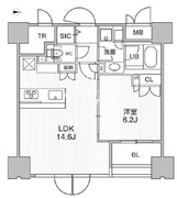 東神田テラスレジデンス 1011 間取り図