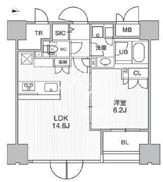 東神田テラスレジデンス 1011 間取り図